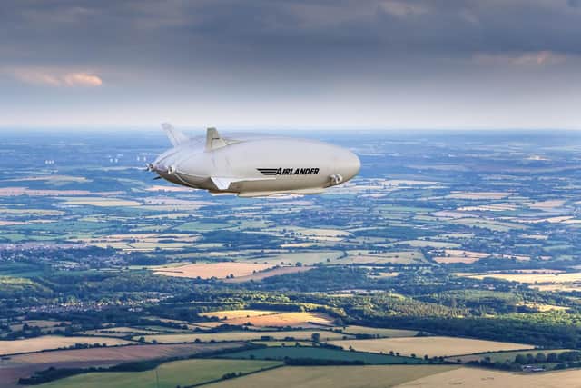 About 1,800 jobs will be created in South Yorkshire building environmentally friendly airships.