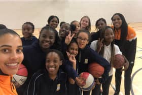 Many of the club's WBBL players visited schools across the city to speak with young girls and boys about their passion for sport