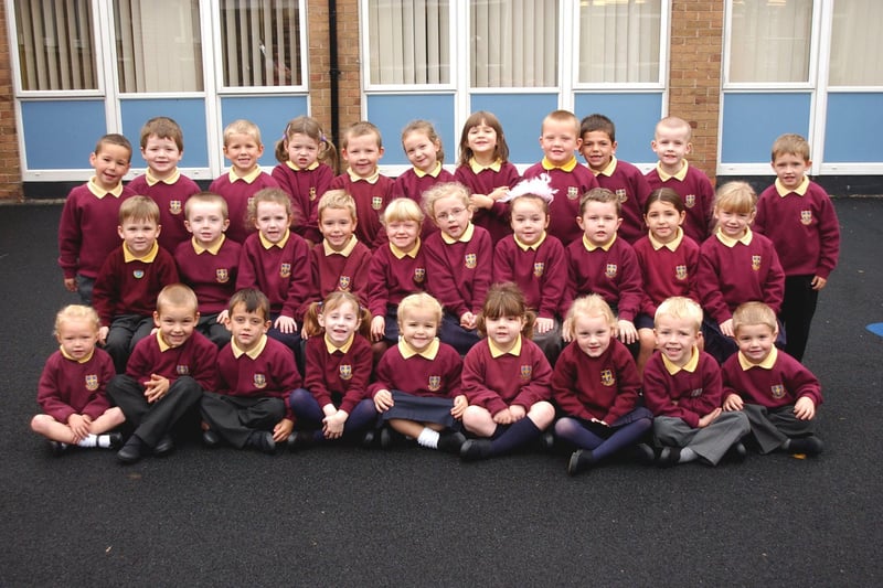 Smartly dressed at St Anne's RC School. Can you spot someone you know?