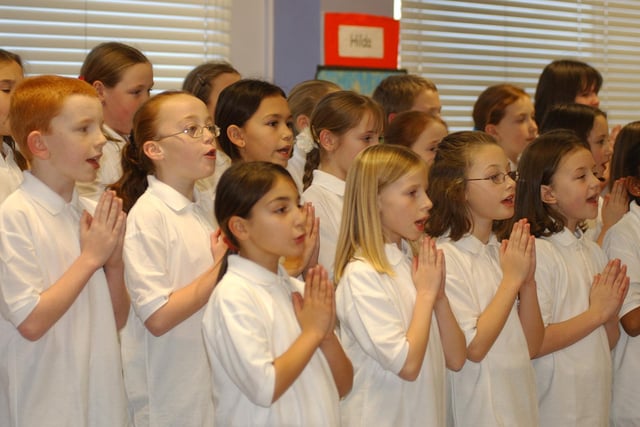 A 2003 reminder of the St Mary's School choir. Does it bring back happy memories?