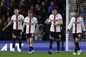 Sheffield United's players look dejected after conceding against Burnley: Richard Sellers/PA Wire