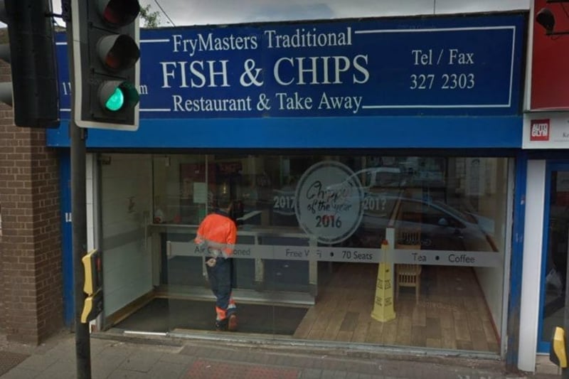 FryMaster Fish & Chip Restaurant & Take Away, on 653 Attercliffe Road, officially has the highest average rating in Sheffield, with a 4.8 out of 5 star rating, and 532 reviews. One customer said: "First visit and discovered a little hidden gem. Great quality fish and chips, super fast friendly service and at good prices."