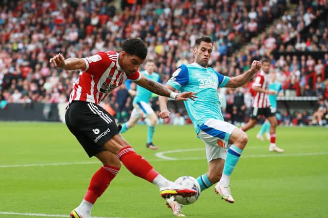 Morgan Gibbs-White is on loan from Wolverhampton Wanderers: Simon Bellis / Sportimage