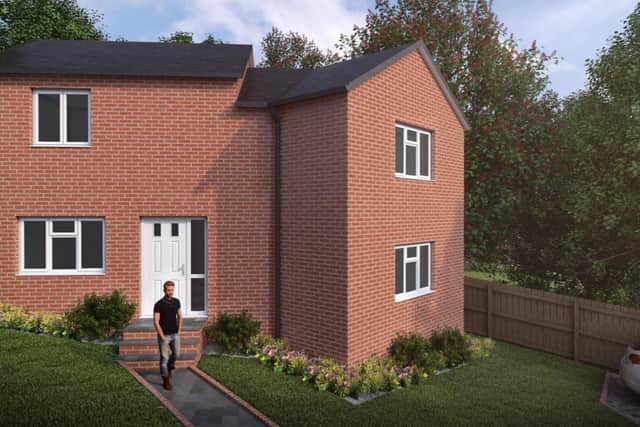 The plot has lapsed planning permission for a three-bedroom dwelling.
