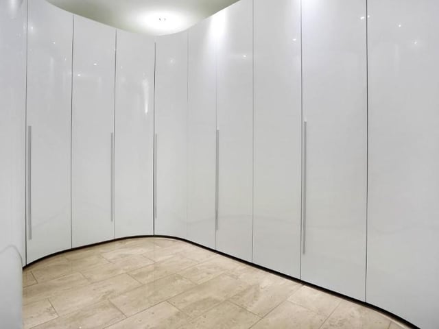 Need an extra bedroom? At present, this room is a clothes-lover's dream and is set up as a fully-fitted dressing-room, with wardrobes to all sides.