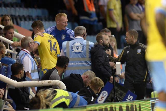 There was a Sheffield Wednesday fracas on the bench against Peterborough United.