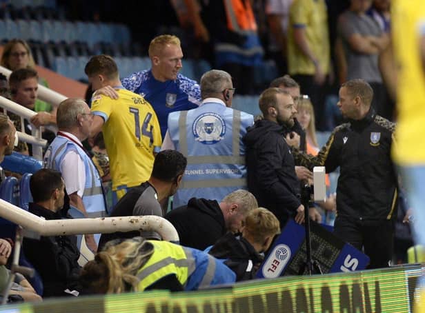 There was a Sheffield Wednesday fracas on the bench against Peterborough United.