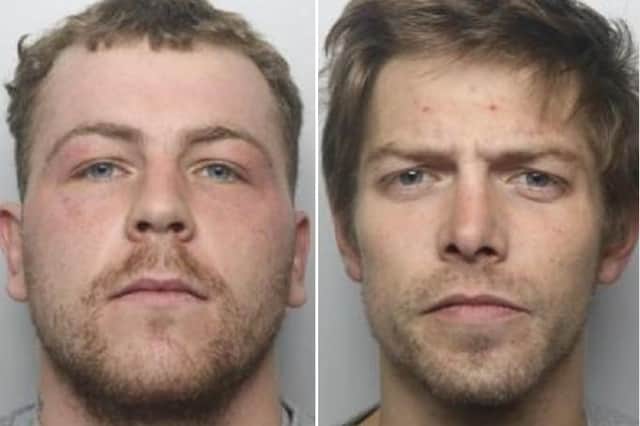 Jacob Carroll, 27, and Jordan Davies, 26, were both found guilty of murder