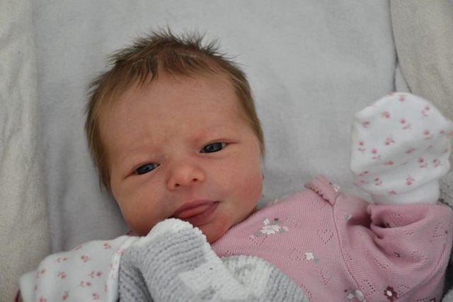 Ellie Louise Gamble, born to mum Natalie Louise on May 12.