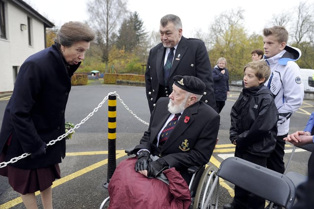 Princess Anne always made it a point to try and talk to everyone who had made the effort to come along and see her at Strathcarron