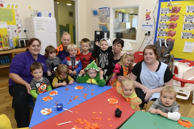Children at Brambles Childcare Centre in Amble enjoyed a Halloween activity day in 2013.