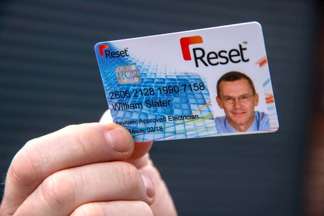 Tens of thousands of contractors already carry a Reset card.
