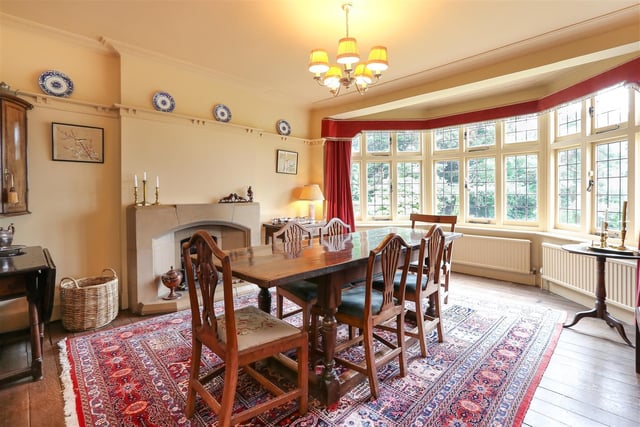 This room has a large bay window that looks onto the garden.