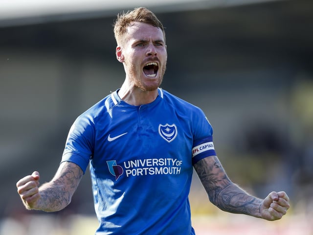 Tom Naylor celebrates the three points against his former side.