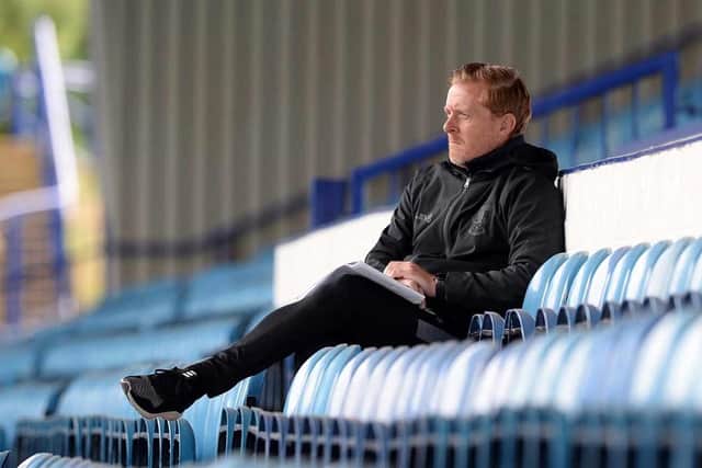 Sheffield Wednesday boss Garry Monk looks on at a recent Hillsborough training session..