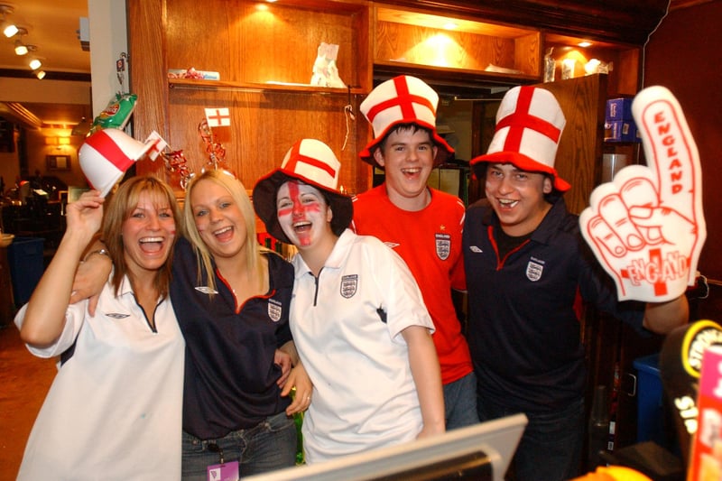 Hats off to these England supporters for giving such great support in 2004.