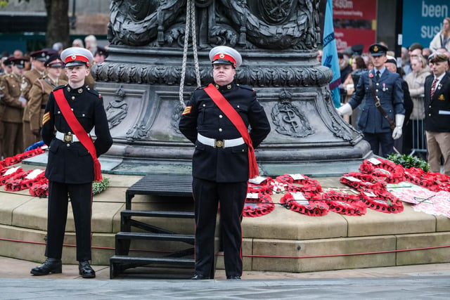 Sheffield pays tribute to the fallen on Remembrance Sunday in Barker's Pool