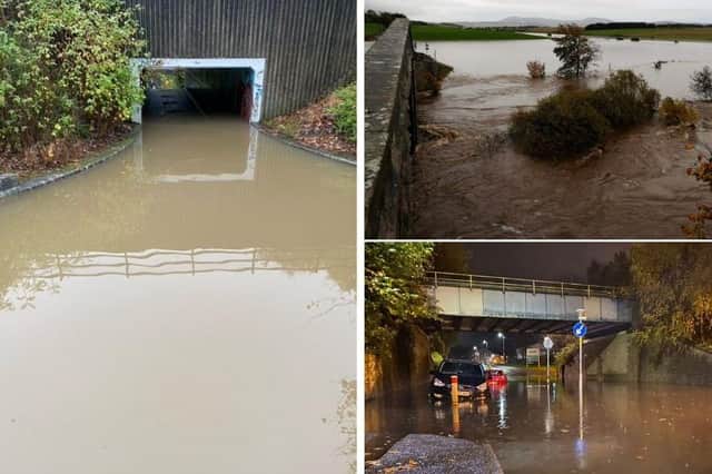 Scotland flooding: These 10 pictures show dramatic flooding following several weather warnings and major traffic disruption