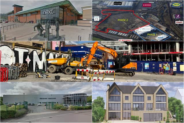 Here are five planning applications recently revealed in Sheffield including a makeover at Meadowhall’s Next, major redevelopment of a former steelworks and replacing a bungalow with a big new house.