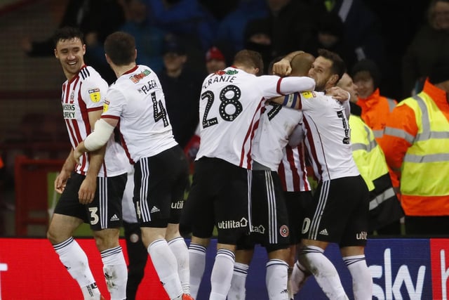 Down to ten men after 35 minutes when Gary Madine was sent off, United were under the pump against a brilliant Brentford team before Wilder made a brave tactical switch, throwing on another striker. It worked, with David McGoldrick scoring a late second, and the roar that greeted that goal was remarkable