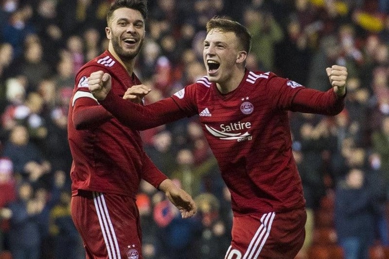 Many are surprised that the young Aberdeen midfielder hasn't been given a chance in the national squad already after becoming a shining light in a disappointing season at Pittodrie. He's already got eight goals from midfield this season and is another that Steve Clarke may not be able  to ignore.