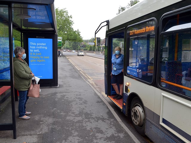 New face covering measures for public transport.