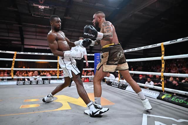 Shakiel Thompson in evasive action. Picture: GBM Sports/Conor McMain