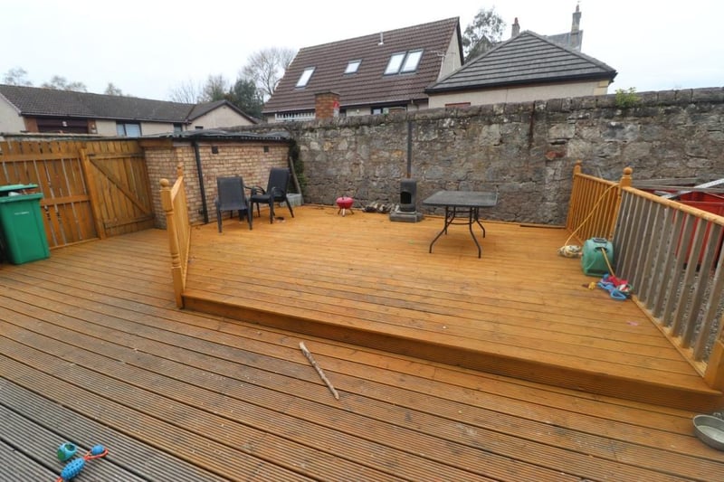 Decking area.