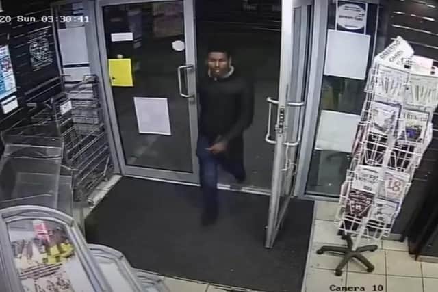 Police are urging anyone who recognises the man pictured above to come forward by calling 101