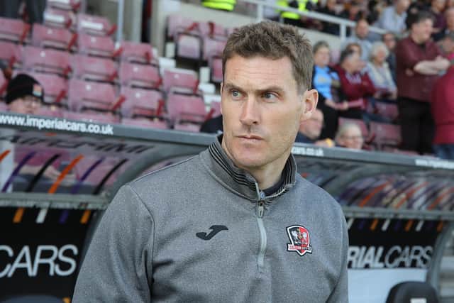 Exeter City manager Matt Taylor has been approached to take over as boss of Rotherham United. (Photo by Pete Norton/Getty Images)
