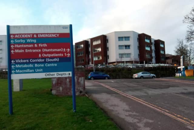 The Northern General Hospital accident and emergency department in Sheffield has a place of safety for young people brought in with mental health issues