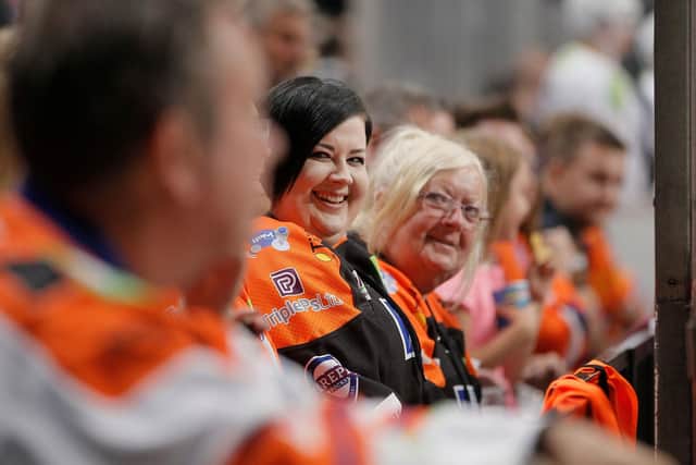Steelers fans at the Budapest game. Picture: Hayley Roberts
