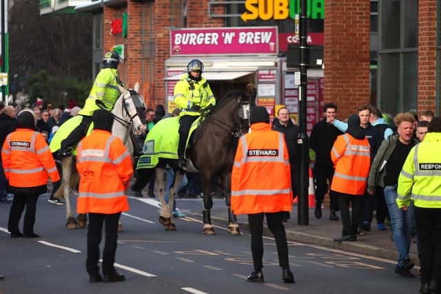 South Yorkshire Police have revealed how much they spend policing Sheffield United and Sheffield Wednesday games. File photo shows supporters arriving at Bramall Lane. Photo: Ashley Allen/Getty Images