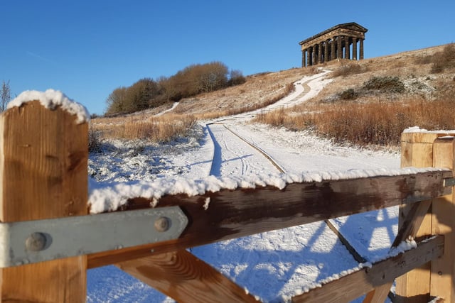 Penshaw Monument always looks stunning in the snow