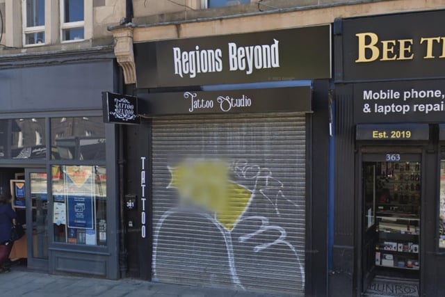 Edinburgh's "home for dark art", Regions Beyond is a tattoo studio at 361 Leith Walk which creates custom ink and artwork "for all your dark, wondrous, gloomy needs". Check out their Instagram @regions_beyond_tattoos for some inspiration.