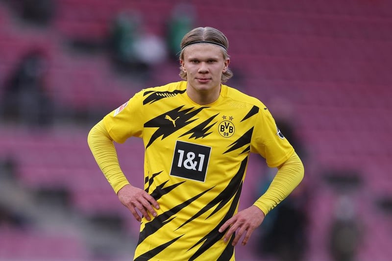 Manchester City are one of the only clubs who could afford to buy Borussia Dortmund star Erling Haaland this summer. (Sport) 

(Photo by Lars Baron/Getty Images)