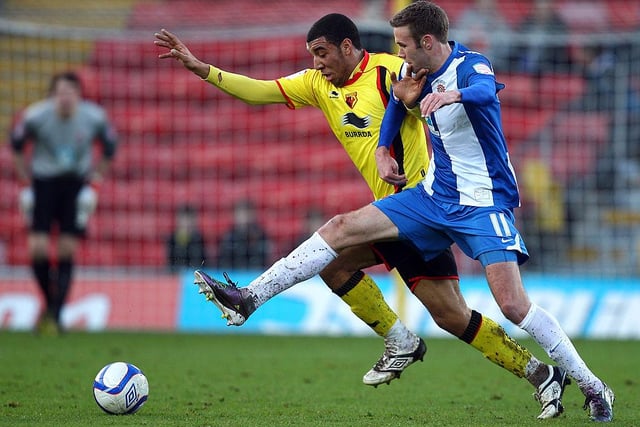 Pools were beaten 4-1 away to Championship Watford at the third round stage 10 seasons ago. Antony Sweeney put the visitors in front before Piero Mingoia and a brace from Marvin Sordell put the Hornets in front before Danny Graham wrapped up the victory over the then League One Pools side.