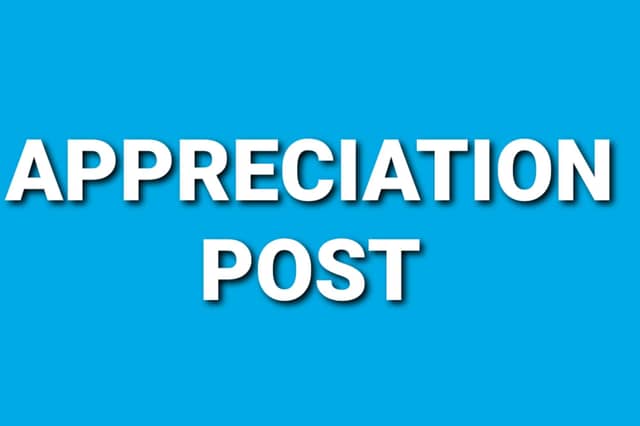 We are showing appreciation to our self-employed businesses