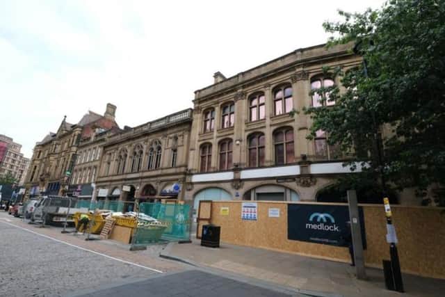 Building work on Surrey Street in Sheffield city centre is causing concern