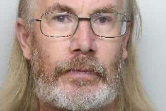 Pictured is Mark Best, aged 57, of Baslow Road, at Totley, Sheffield, who has been sentenced to 48 months of custody with an extended licence period of three years after he pleaded guilty to two counts of attempting to arrange or facilitate a child sex offence with a decoy, and to one count of breaching a Sexual Harm Prevention Order by using the internet to attempt to communicate with a child.