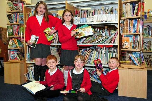 St. Aidans Primary School pupils look like they were having a great time reading books six years ago. Who can tell us more about the occasion?