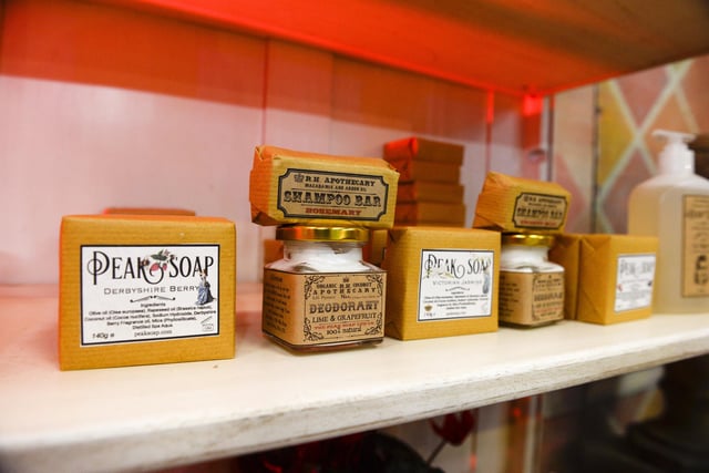 Products from Peak Soap and other local makers are available at The Warehouse.