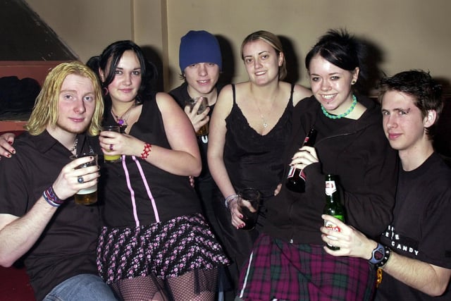 Photo of clubbers having a good time at Subversion in Club EQ, Granada Road, Southsea in 2004. Picture: (040259-0011)