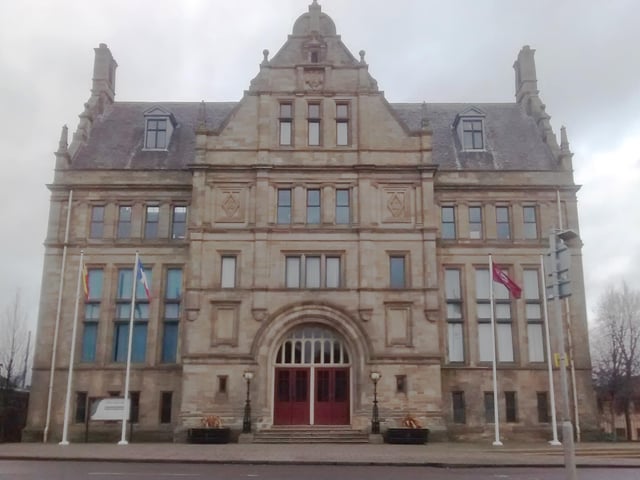 Alloa Town Hall, where the Beatles, then named the Silver Beetles, played their first ever show in front of an audience, supporting singer Johnny Gentle, in May 1960.