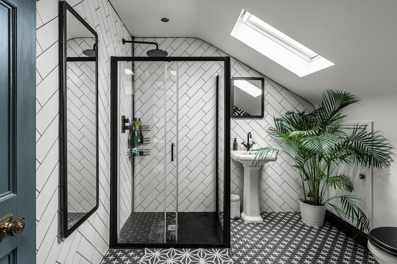 Another contemporary and stylish bathroom in Tilmahara which took all three of the judges' breath away.