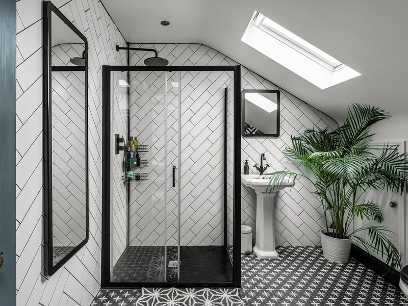Another contemporary and stylish bathroom in Tilmahara which took all three of the judges' breath away.