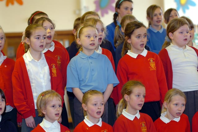 The Second Sound Wave Choir at Throston Primary School pictured 14 years ago. Remember this?