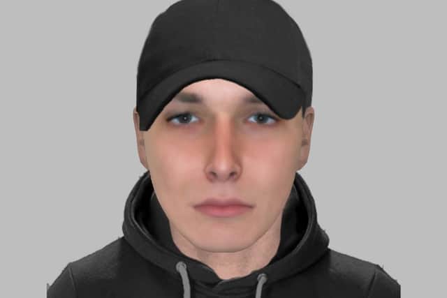 Police have released an e-fit of a man they would like to speak to in connection with a robbery in Sheffield.