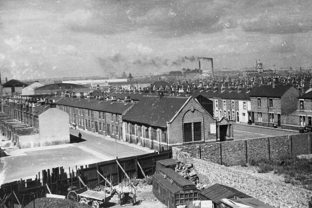 Camerons Brewery and the Co Op Central Stores building can be seen in this picture but which are the streets seen nearby?