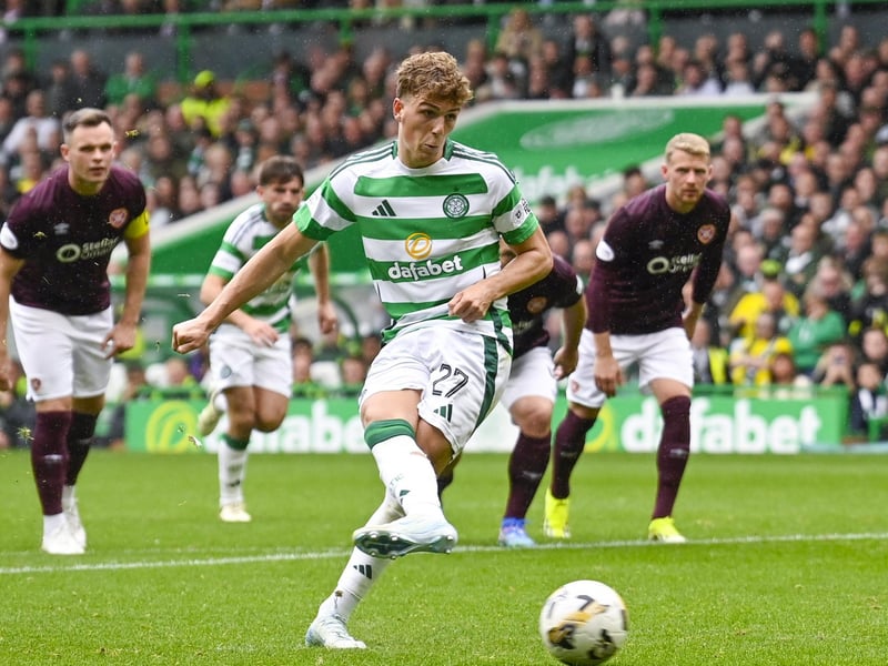 Stroked home the opener from the spot on his first start at Celtic Park in an exceptional display. Rated at 8.4 for his performance, Engels had a 87% passing accuracy rate, he was fouled more than any other player on the pitch, won 100% of his aerial duels and hit the woodwork. He was a huge presence in the middle against Hearts.